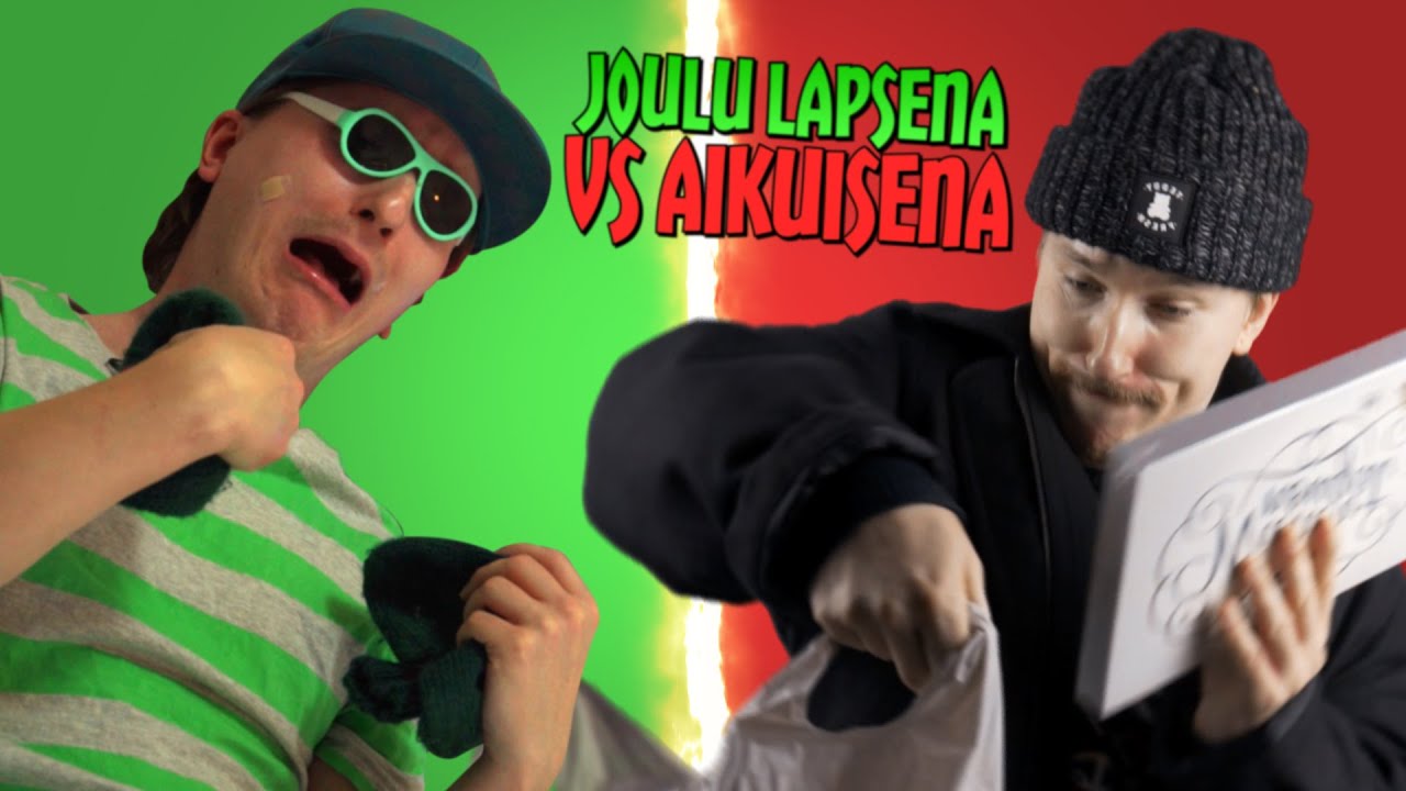 Joulu lapsena VS aikuisena...