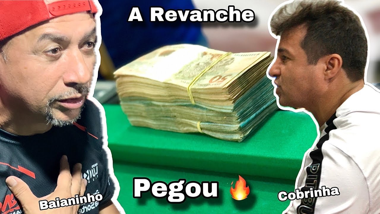 O BICHO PEGOU NA REVANCHE ENTRE BAIANINHO X COBRINHA R$ 20 MIL  #sinuquinha #baianinhodemaua