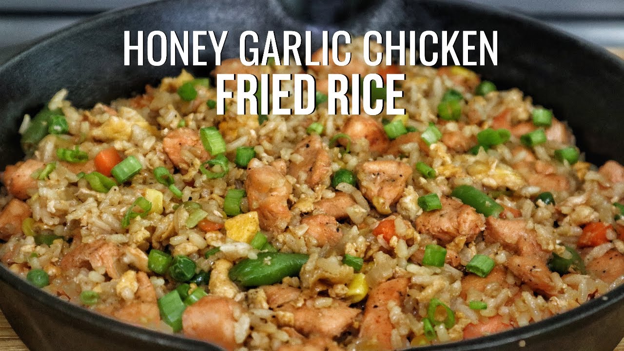 Easy Honey Garlic Chicken Fried Rice