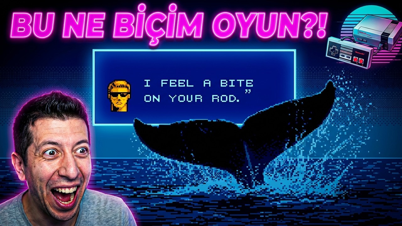 BiR ADAM OLTAYLA BALiNA TUTMAYA ÇALIŞIR VE..| NES - Blue Marlin [GamePlay]