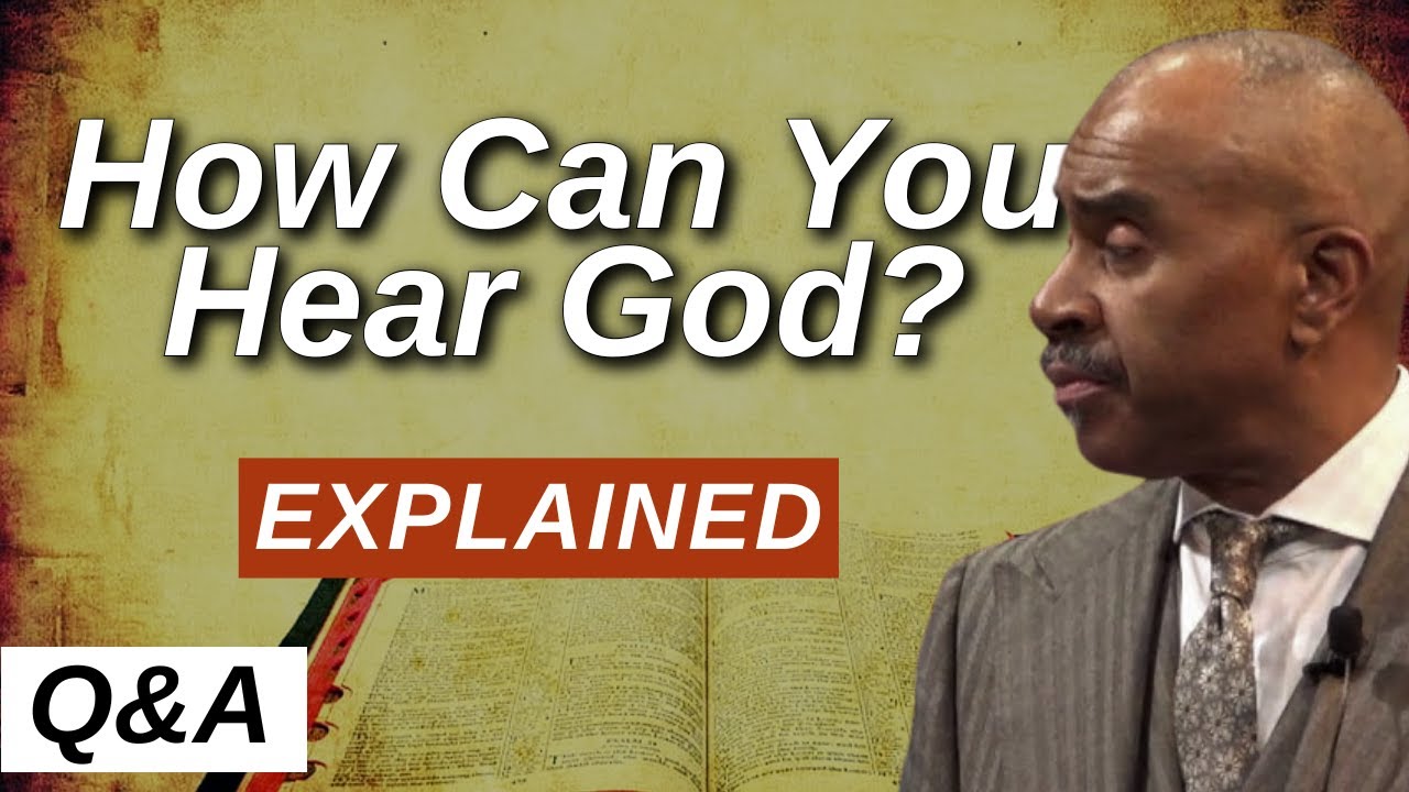 Pastor Gino Jennings answers a question: How can a person hear God?
