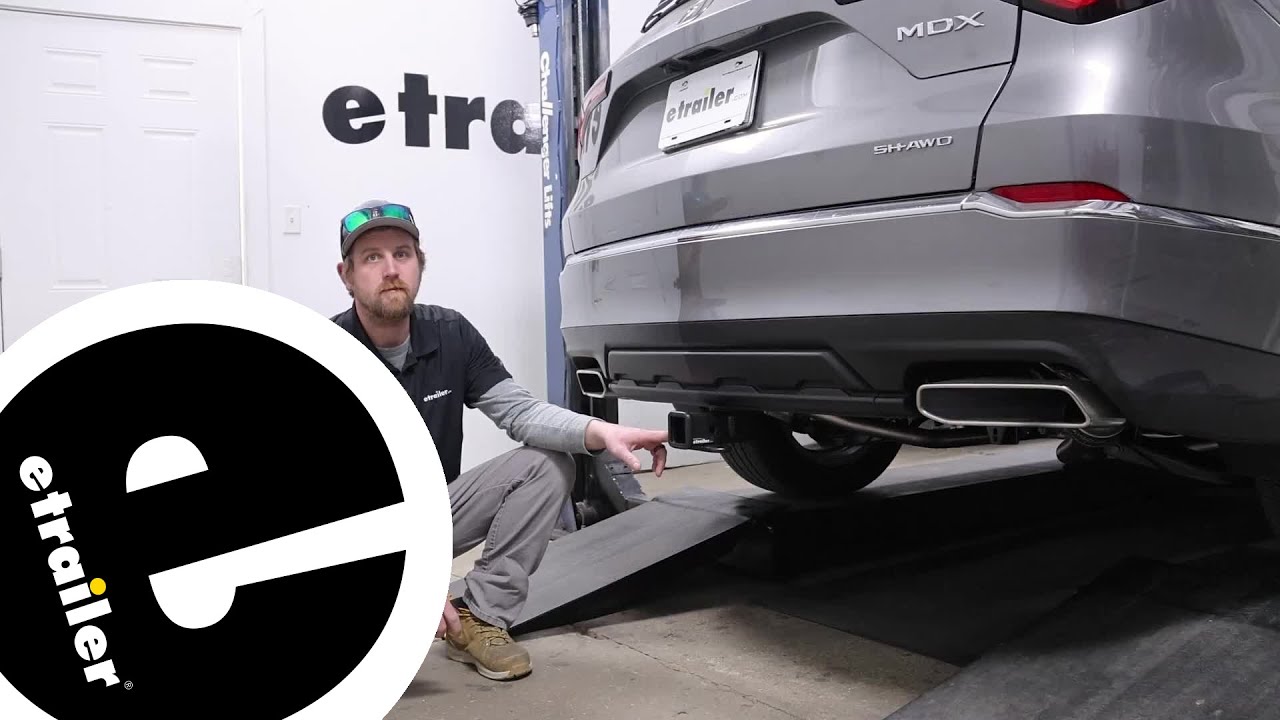 Setting up the etrailer Trailer Hitch Receiver on a 2024 Acura MDX