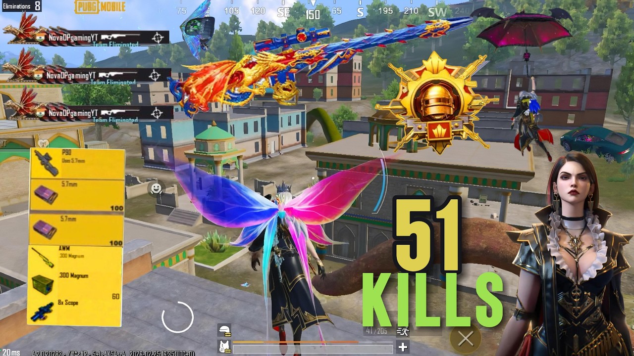 51 Kills😱 MY NEW SEASON BEST GAMEPLAY in ERANGEL😍 PUBG MOBILE
