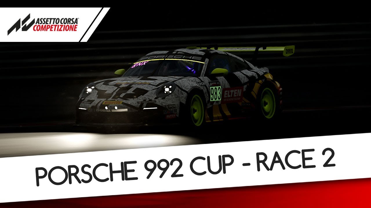 Porsche 992 Cup Championship Race 2 at Kyalami - SimRacing in Assetto Corsa Competizione