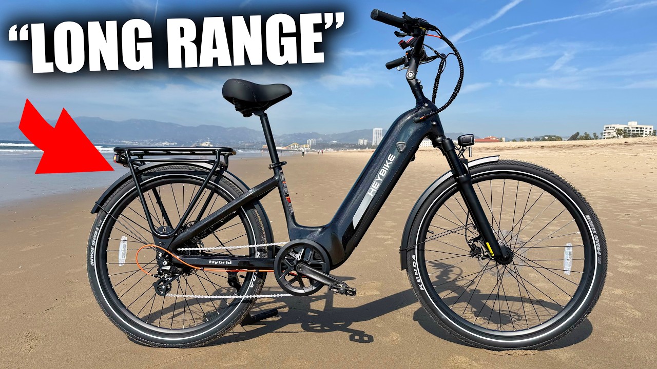 Heybike Hybrid &mdash; это НОВЫЙ электровелосипед для поездок на работу с большим запасом хода.