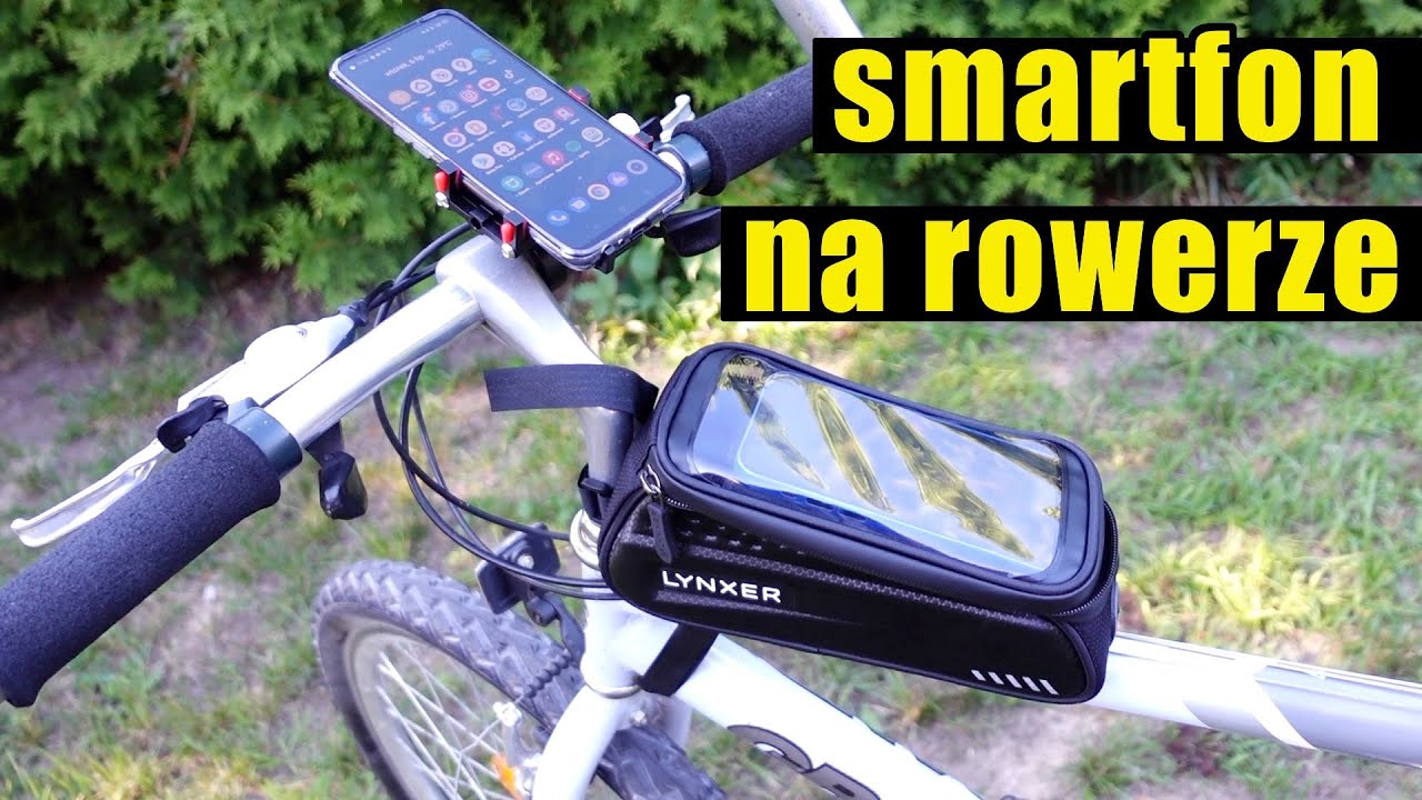 LYNXER uchwyt rowerowy na telefon oraz sakwa na smartfon