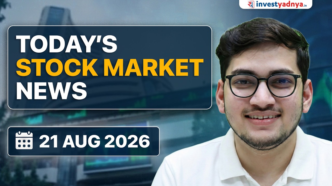 Daily Stock Market News(21-August-2026): US Debt Crosses $40T, Walmart Dips & 9/10 F&O Traders Lose