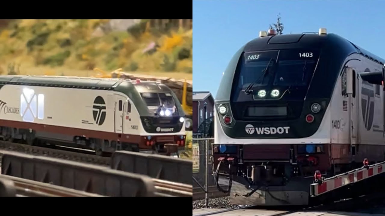 Model Trains And Real Trains In Puyallup 