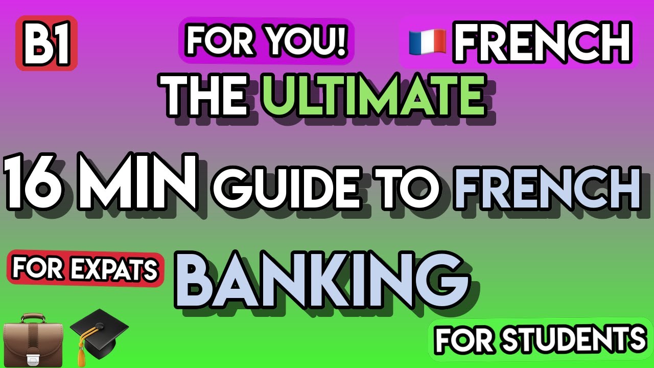 Master French Banking! 100+ Finance Words You NEED | B1 Intermediate French Vocabulary 🇫🇷