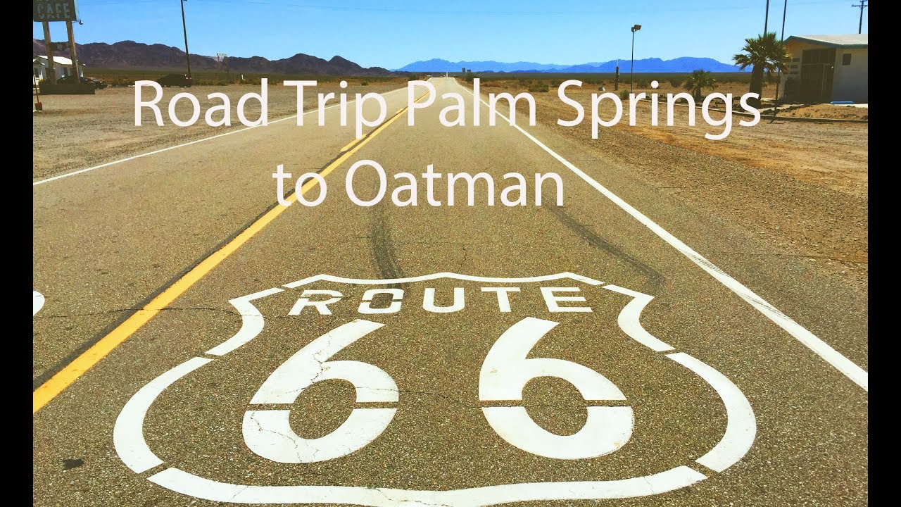 USA Road Trip, Driving Palm Springs to Oatman, GoPro 4K Part 4