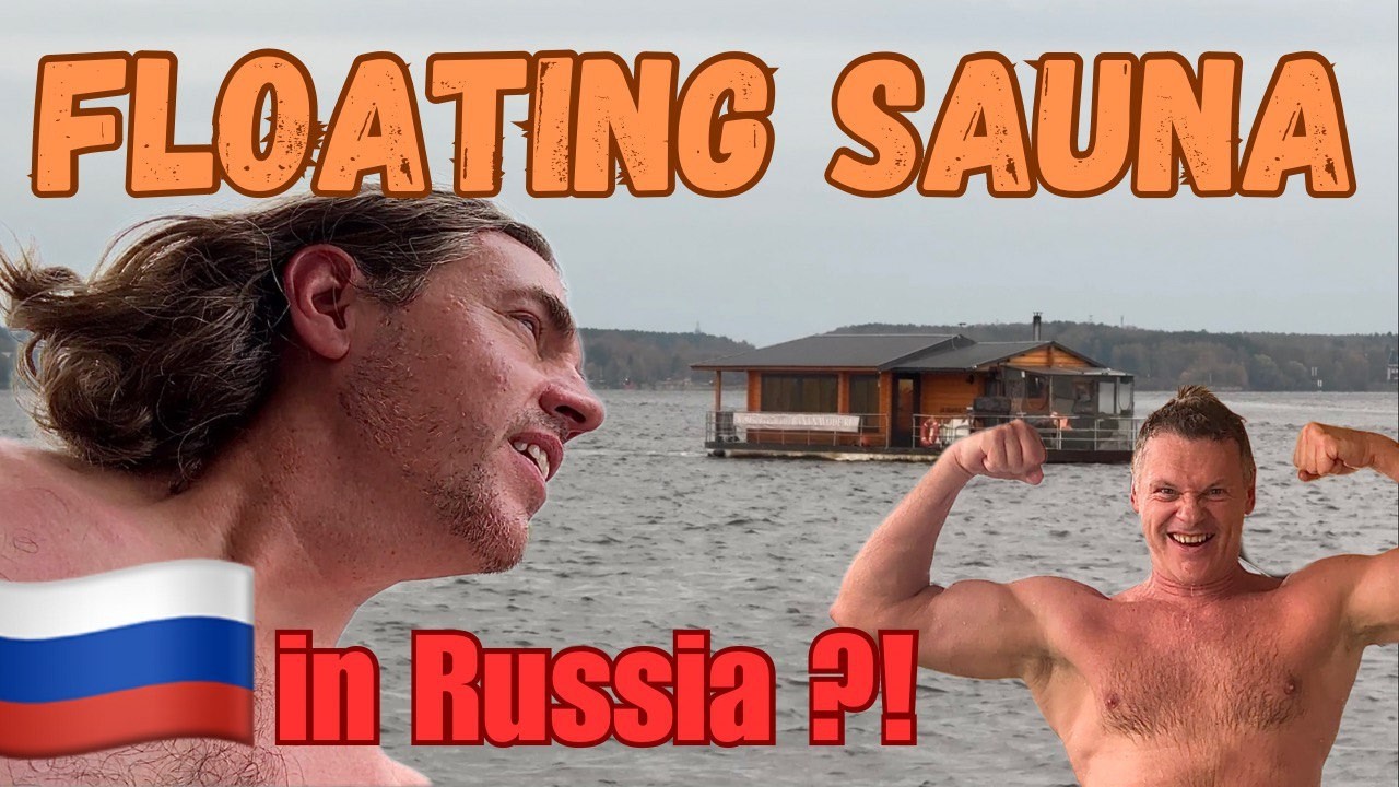 🛥️🇺🇸An AMERICAN in RUSSIA!🇷🇺😱Stuck on a Floating River SAUNA with no English Speakers!🌊🗣️