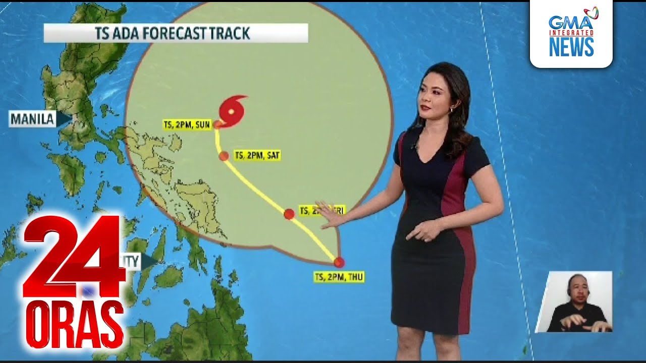 Epekto ng Bagyong Ada, mas mararamdaman sa iba't ibang bahagi ng bansa simula bukas | 24 Oras
