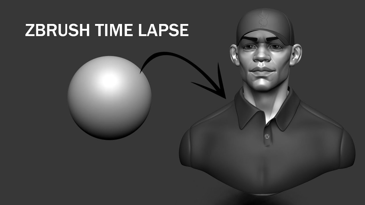 ZBRUSH TIME LAPSE DELIVERY GUY