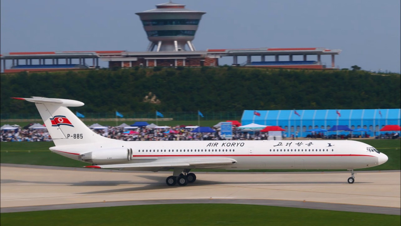Air Koryo IL-62M P-885 takeoff @Wonsan