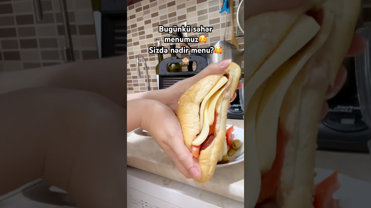 Səhər Yeməyinə Nə Hazırladım? &ndash; Pratik və Dadlı Tost 🍽️ #vlog #food #cooking #rezept #resept #asmr