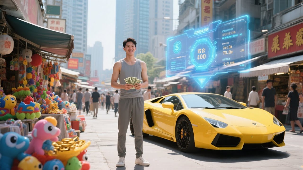 FULL ขายของแผงลอยแค่นาทีเดียวกำไรพัน! ระบบตั้งแผงสุดโกง พาชีวิตพุ่งสู่ CEO