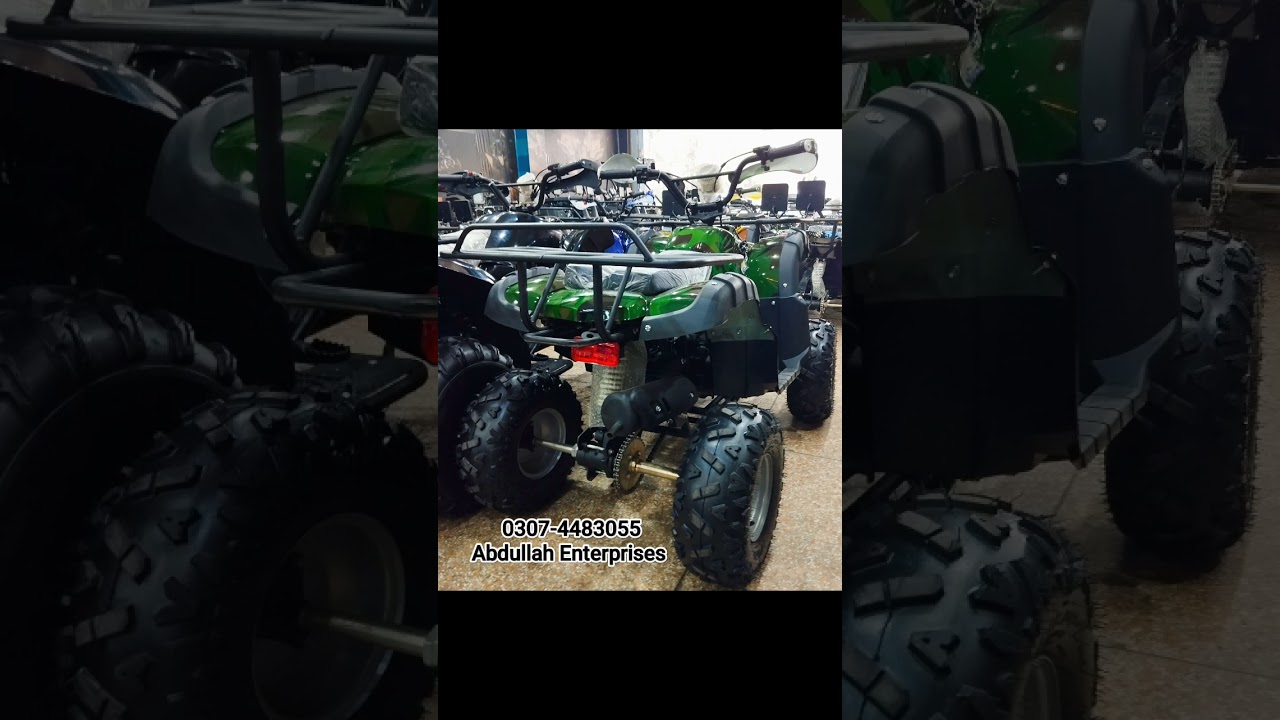 125 cc Belt engine ATV Quad Bike for sale delivery all over Pakistan.