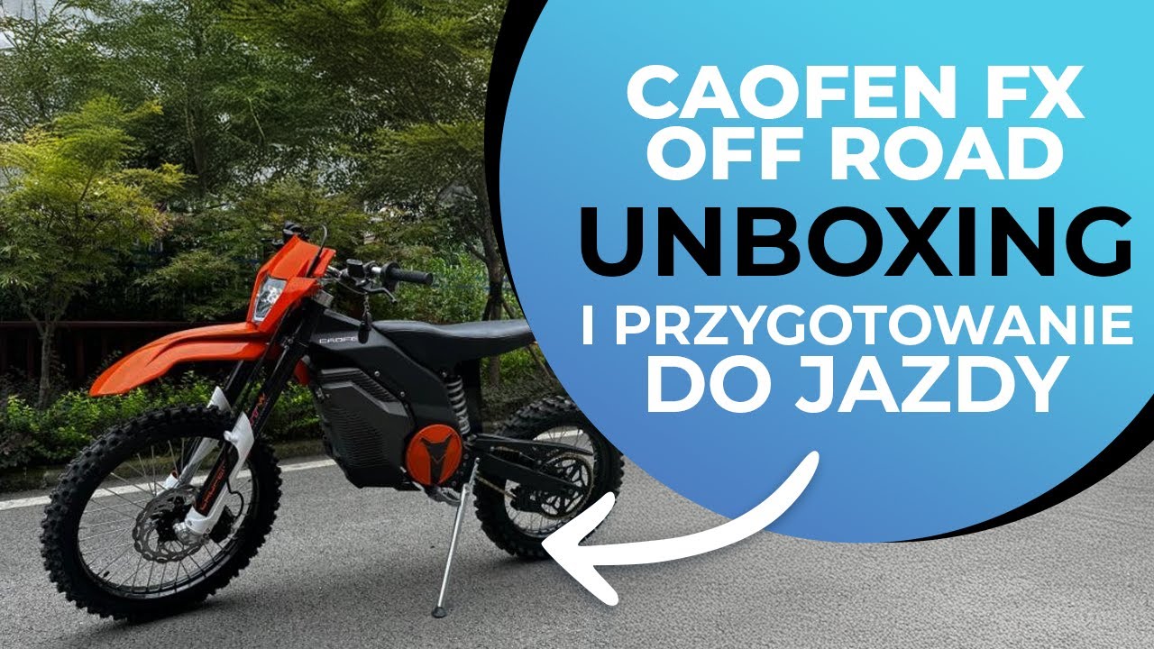 CAOFEN FX Off-Road unboxing oraz składanie go do gotowości do jazdy od iamelectric