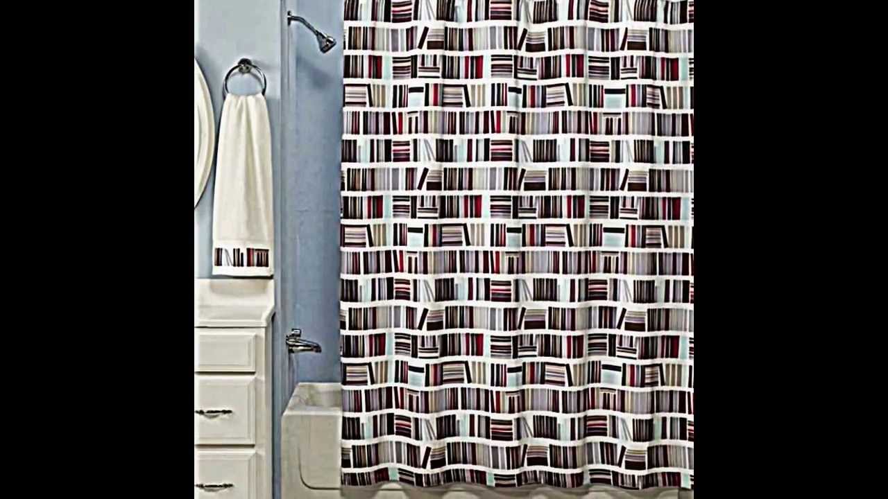 Dusch Vorhang schön dekorieren -- originelle Ideen zum Selbermachen