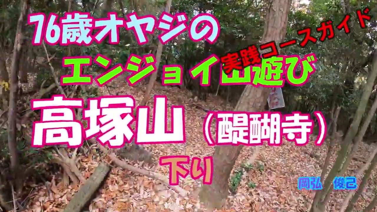 高塚山（醍醐寺）下り