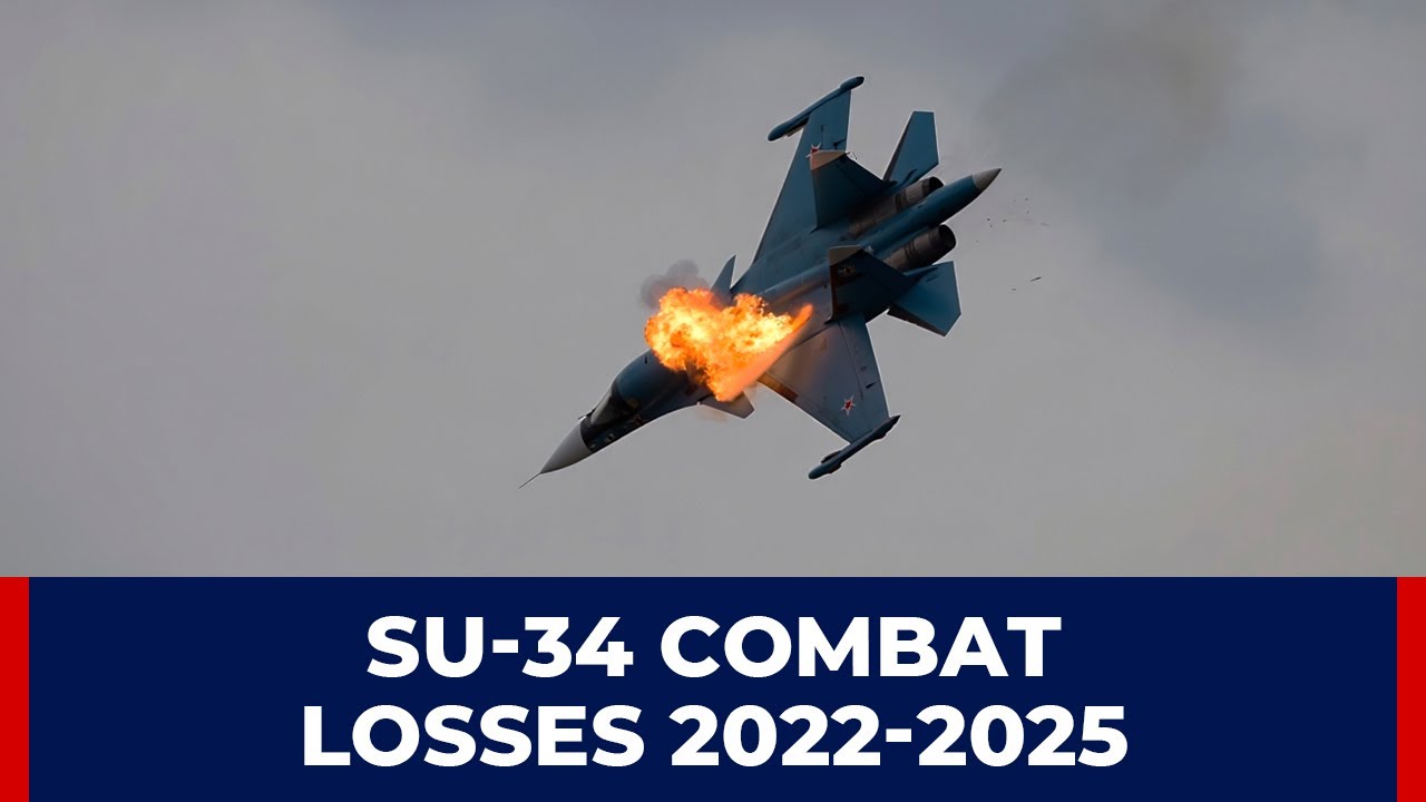 Su-34 Over Ukraine: Documented Losses and Tactical Evolution 2022-2025