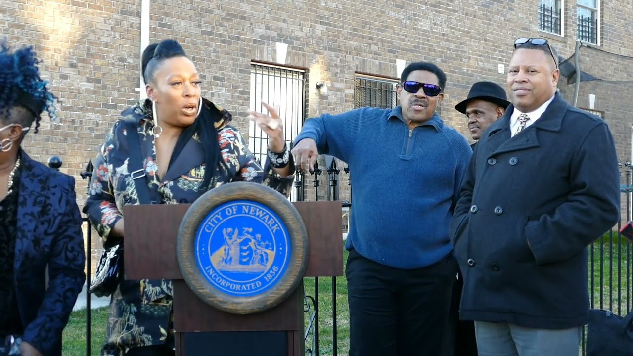 The Street Renaming for Linda Jones on Linda Jones Day in Newark New Jersey on her Birthday