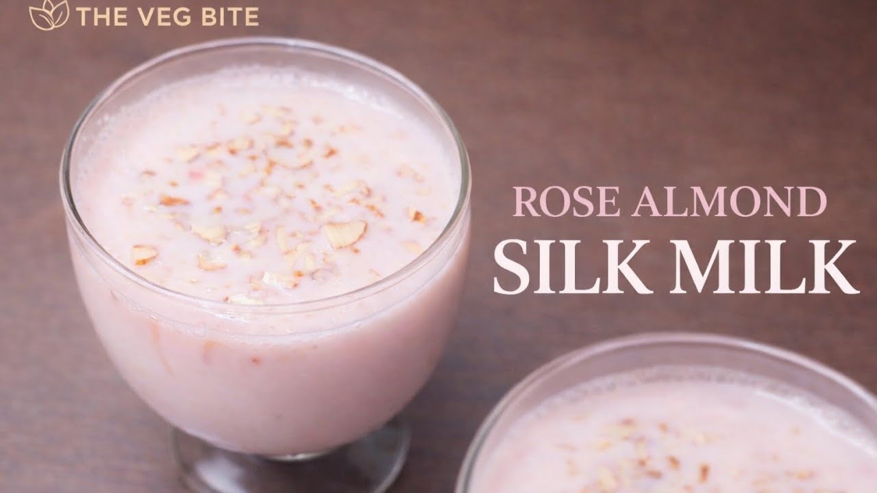 Rose Almond Silk Milk | हळदीकुंकू समारंभासाठी खास l @thevegbite 