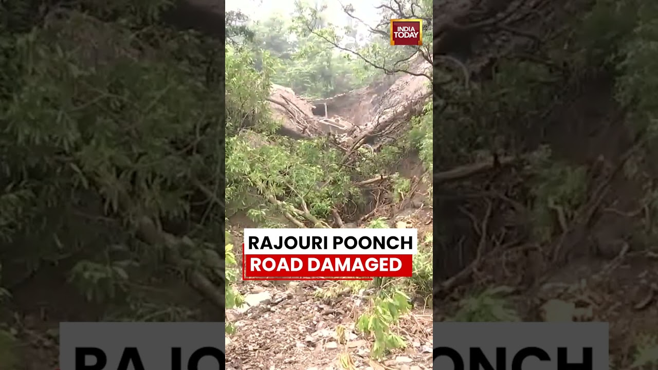 Flash Floods, Landslides Damage Key Rajouri&ndash;Poonch Road, BRO Begins Restoration #landslide
