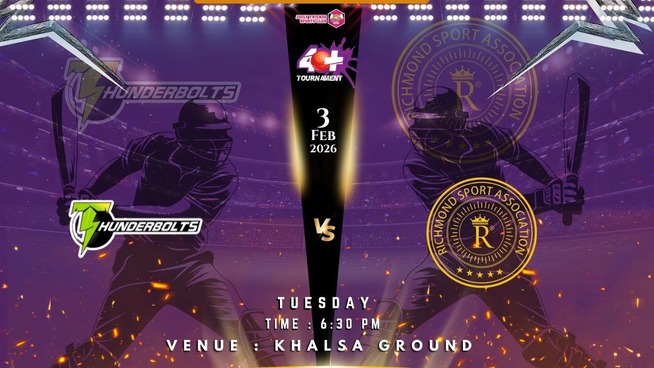 THUNDERBOLTS VS RICHMOND | JFSC 40+ SEASON 5