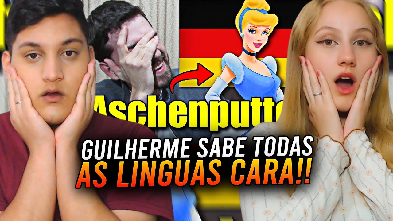 REACT EM CASAL - As Palavras Mais ENGRAÇADAS do Alemão (Guilherme Analisa)