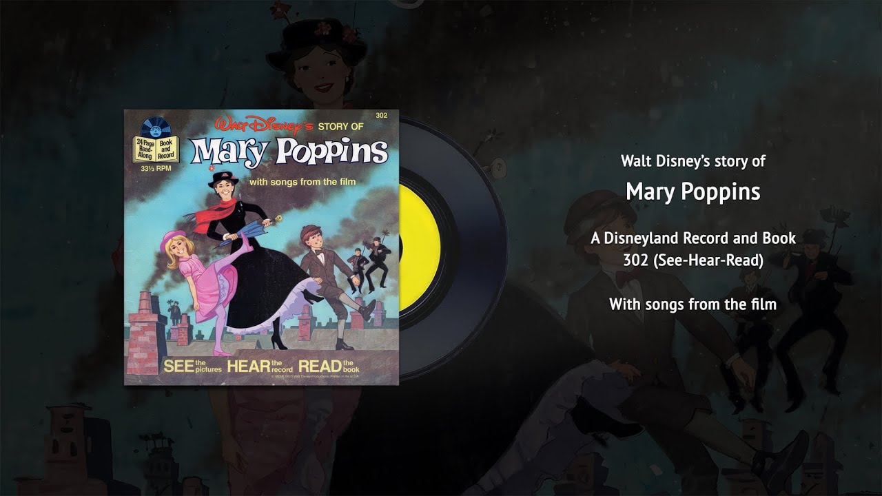Walt Disney's Mary Poppins (See-Hear-Read 302) | Vintage Disney Vinyl Restored