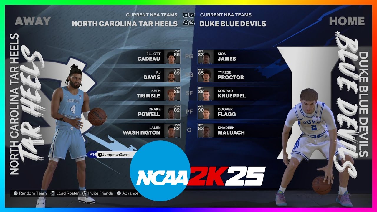 NBA 2K25: студенческие команды NCAA уже в игре/Быстрая игра...