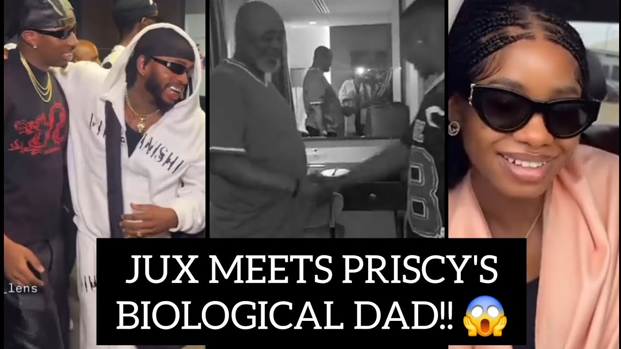 JUX FINALLY MEETS PRISCY'S DAD, HIS FATHER INLAW | JUX WELCOMES DIAMOND PLATNUMZ IN LAGOS FOR JP2025