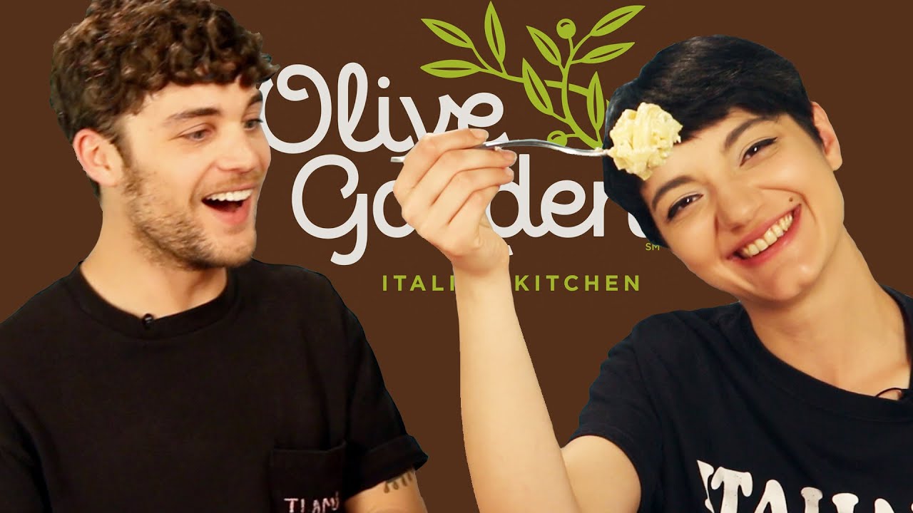 Italians Try Pasta From Olive Garden