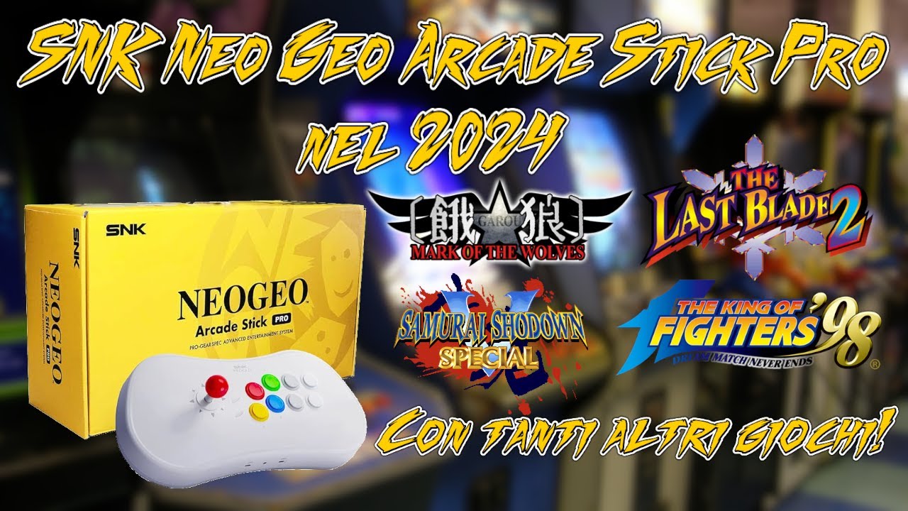 Snk Arcade Stick Pro nel 2024: Unboxing e Recensione
