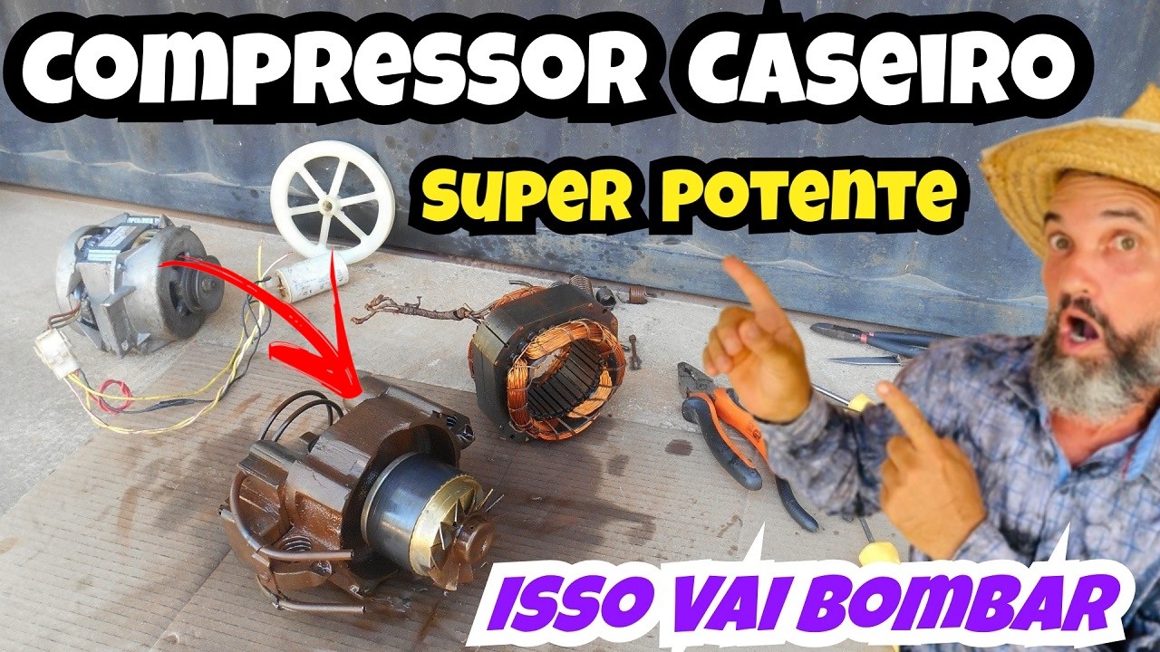 COMPRESSOR CASEIRO, POTENTE E DE BAIXO CUSTO ! 28-02-2026