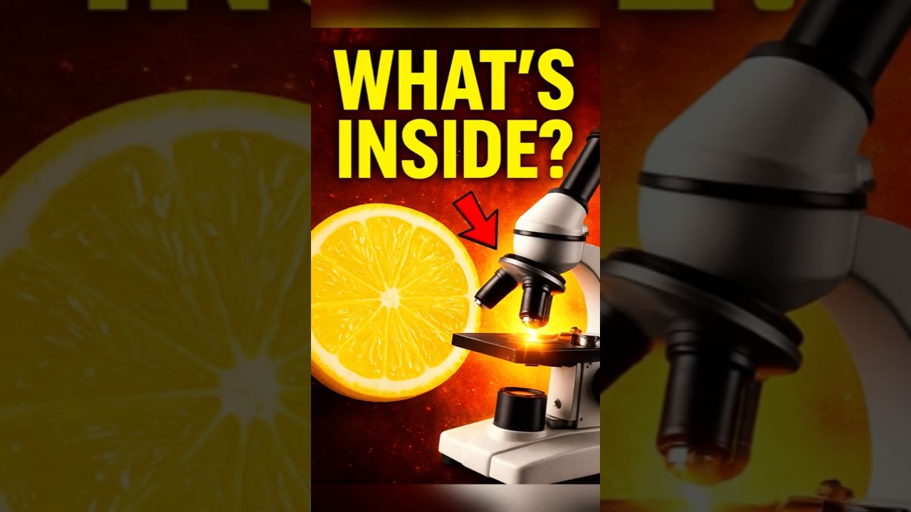 Lemon Under the Microscope Shock You!😱