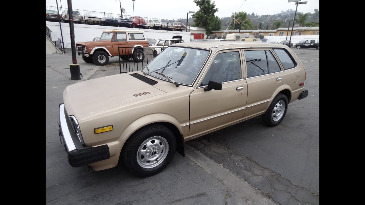 1981 Honda Civic Station Wagon CVCC Video 1 Owner 4 Cyl Manual For Sale Estate Break