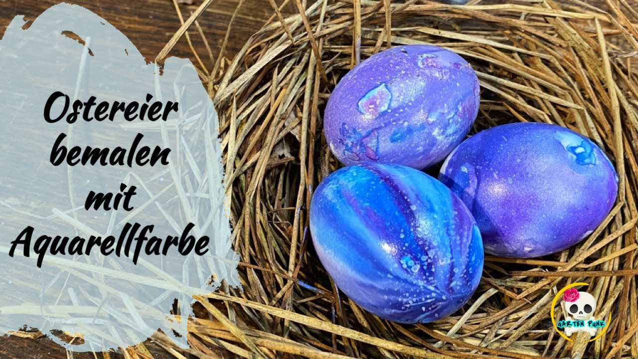 Ostereier bemalen / Osterdeko selber machen