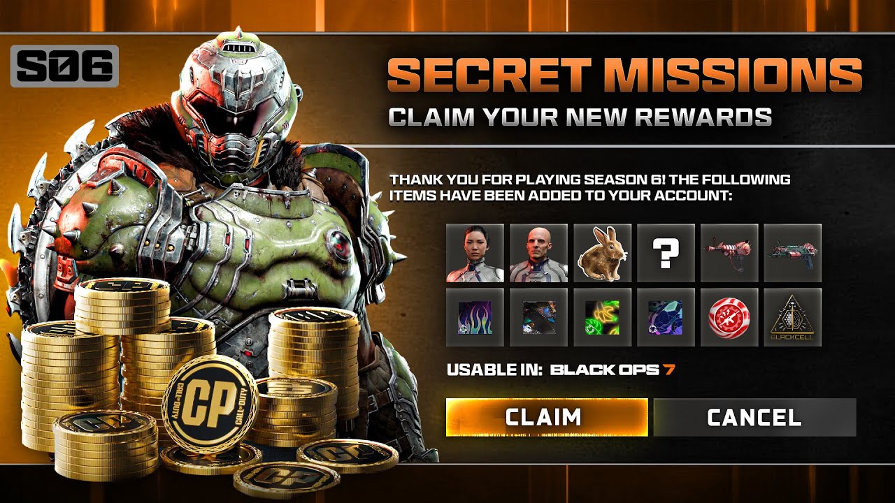 Заберите СЕКРЕТНЫЕ награды 6-го сезона Black Ops 7 СКОРЕЕ&hellip; (бесплатные очки COD, камуфляжи и скины)