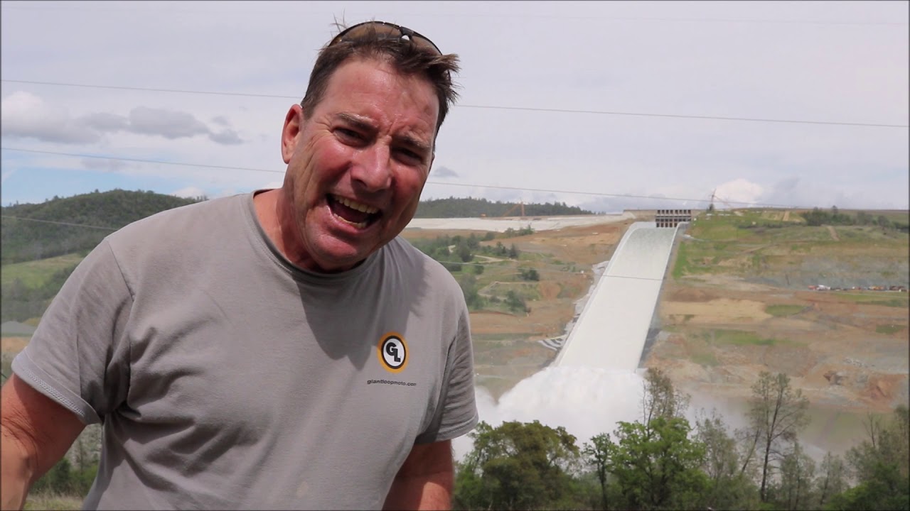 Oroville UPDATE 25,000 CFS Test of new Spillway! 7 April 2019