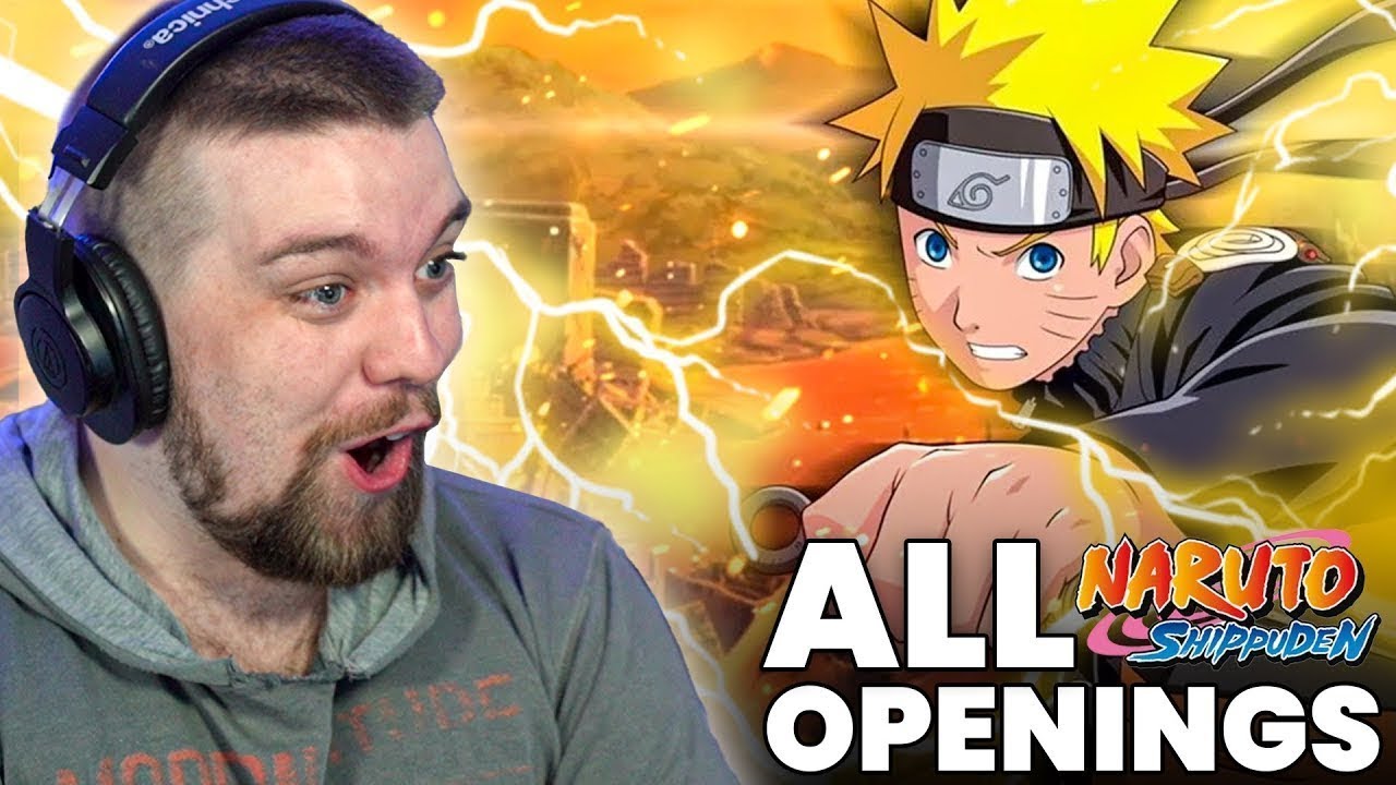 First Time Reacting to ALL Naruto Shippuden Openings! | 1-20 🔥👀