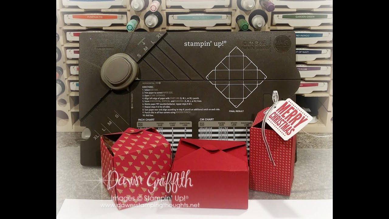 Stampin'Up! Gift Box Punch Board with Dawn