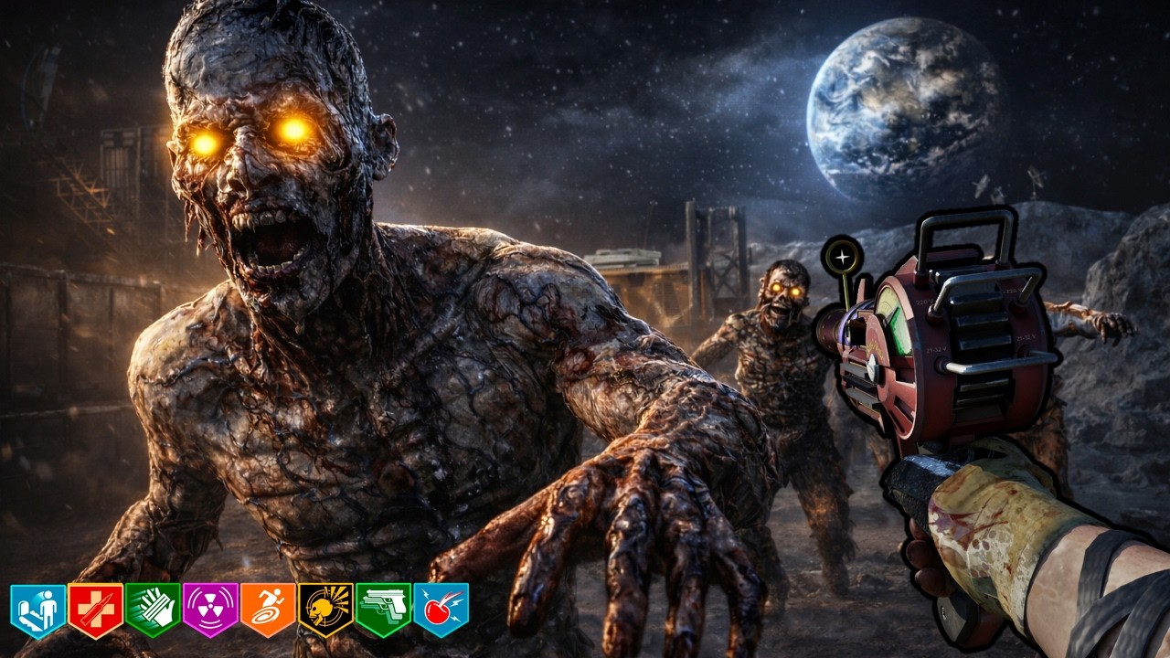 MOON REMASTERIZADO EASTER EGG EN SOLO BUSCANDO LAS GRANADAS ESPECIALES | BLACK OPS 3 ZOMBIES
