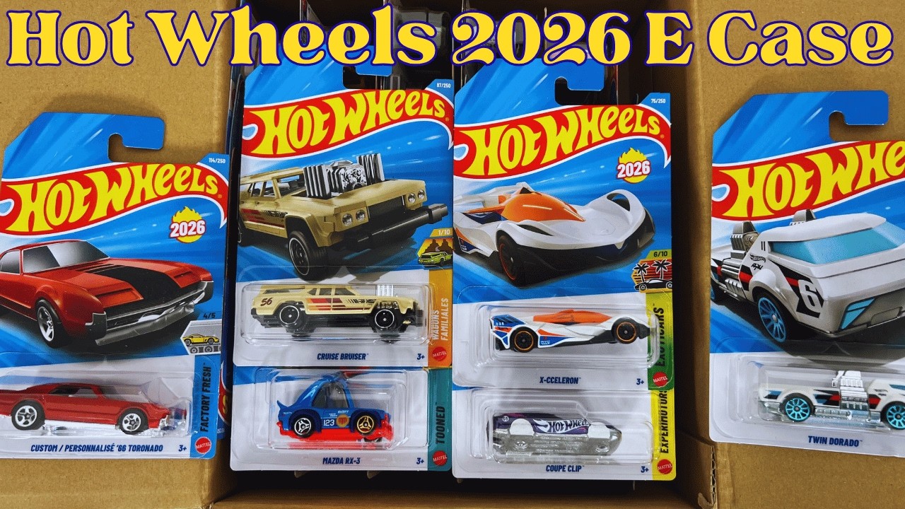 Unboxing Hot Wheels 2026 - E Case!