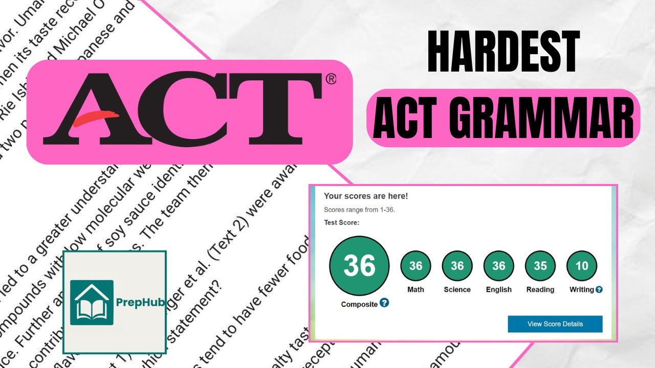 Все правила грамматики ACT за 15 минут