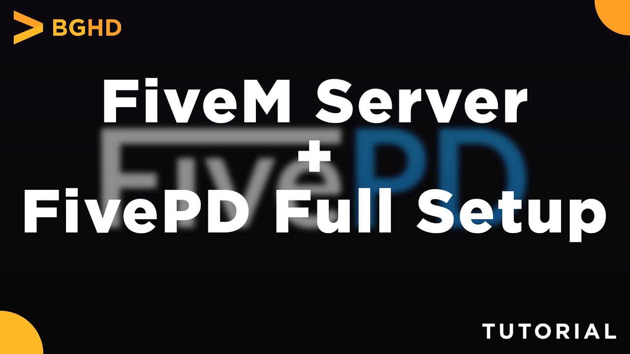 FiveM Server + FivePD — полное руководство по настройке/установке
