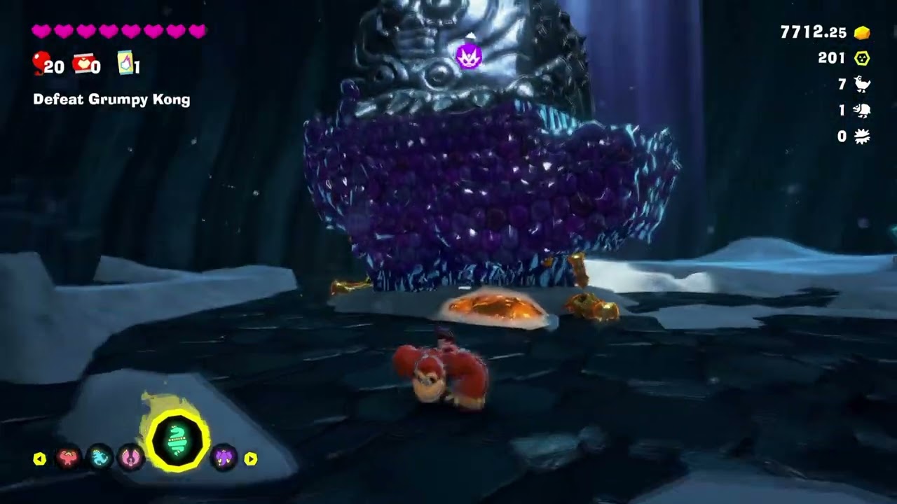 How to Defeat Grumpy Kong in Radiance Layer in Donkey Kong Bananza