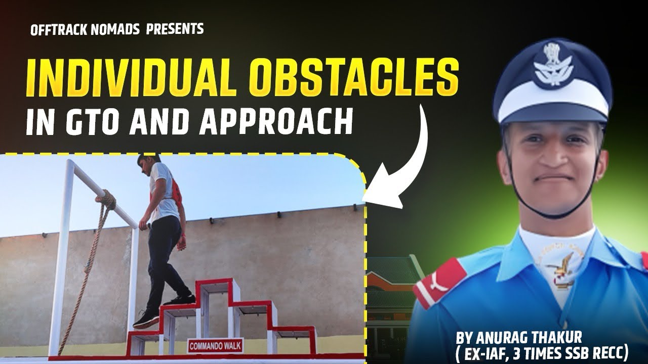 Individual Obstacles in SSB🪜🪢| SSB INTERVIEW | Anurag Thakur #ssbinterview #gto #individualobstacle