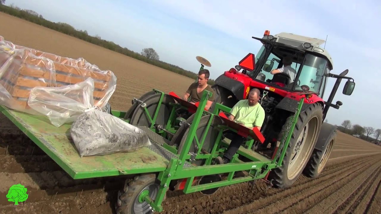 06a boompjes planten met plantmachine